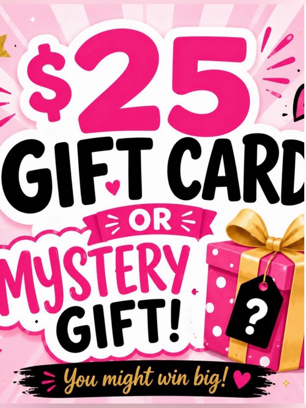 Gift Card Or Mystery Gift The Hangers Game Raid Train